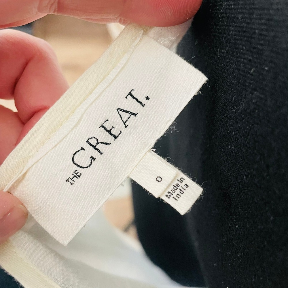 THE GREAT. Cotton Semi-Sheer Maxi Slip 0 Dress Lightweight Cream Sexy Fairy $425 - Picture 6 of 10
